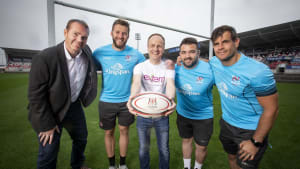 Celebrating the first year of our charity partnership with Ulster Rugby