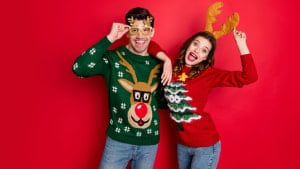 3. Organise a Christmas Jumper party